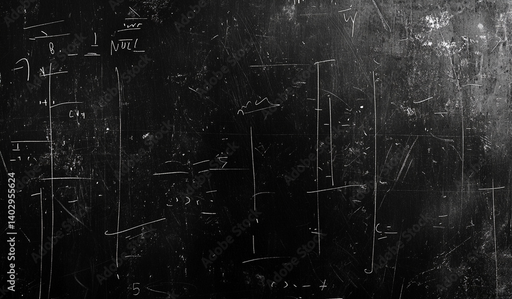abstract Blackboard background with numbers abstract Blackboard background with numbers