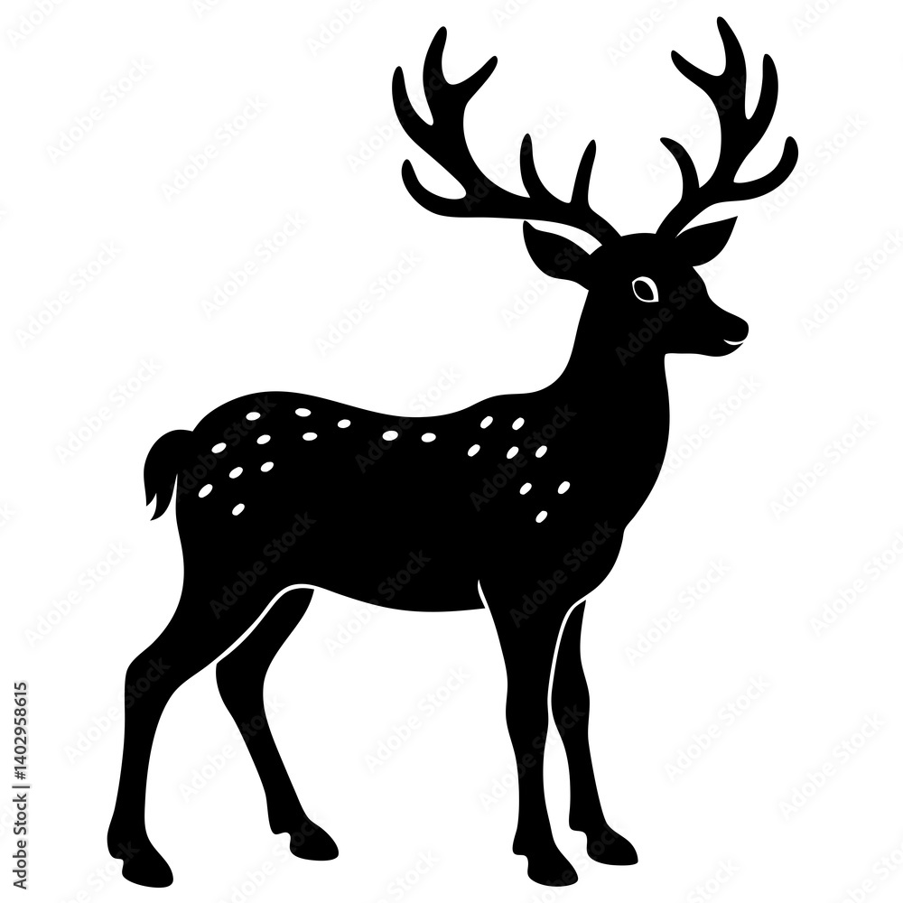 deer silhouette vector deer silhouette vector