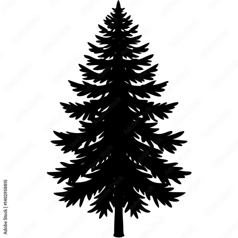 set of christmas trees set of christmas trees