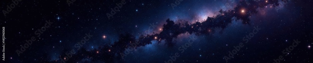 Vast blackness dotted with twinkling stars and celestial bodies, universe, darkness, galaxy Vast blackness dotted with twinkling stars and celestial bodies, universe, darkness, galaxy