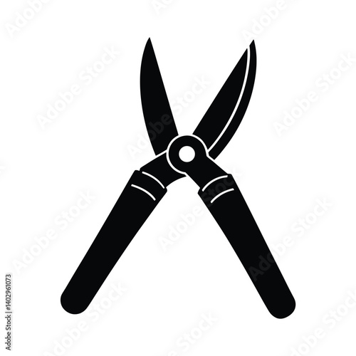 Garden Pruning Shears Illustration