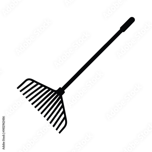 Rake Garden Tool Illustration