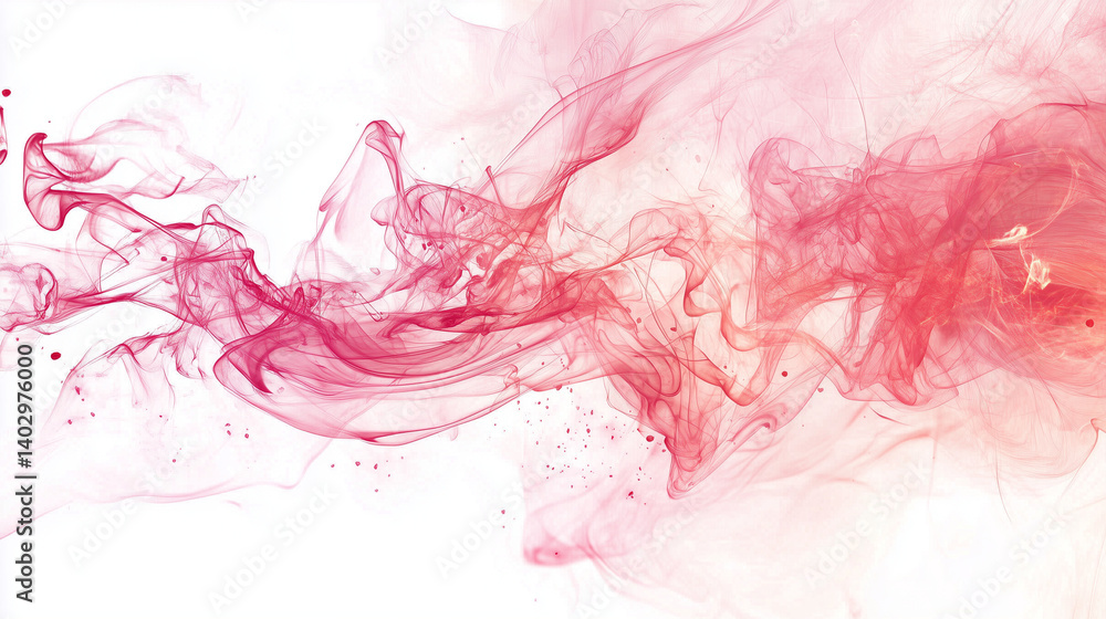 Fototapeta premium pink white watercolor splash background
