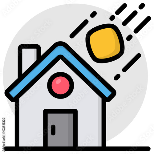 A premium download icon of hail