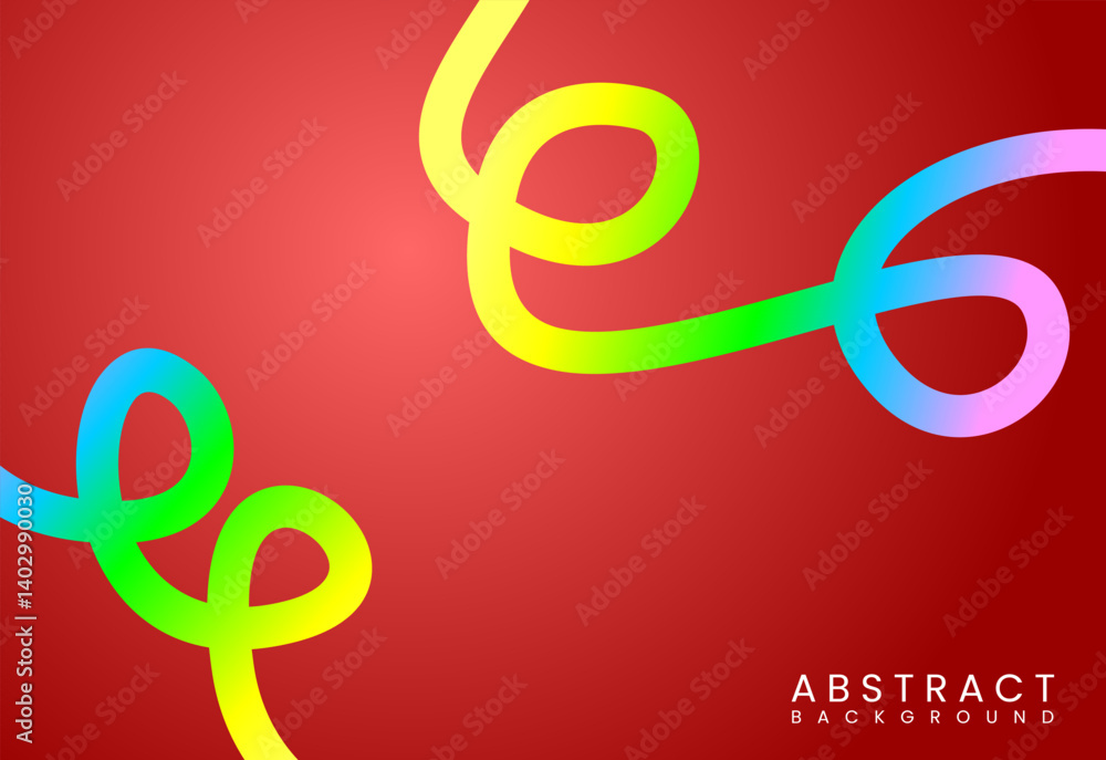 Obraz premium Lines with Color Gradient. Abstract Vector Backgrounds, Patterns, Posters and Banners.