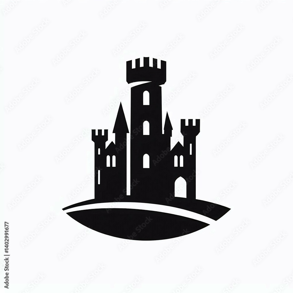 Fortified Castle Logo Design clean and bold suitable for product packaging Fortified Castle Logo Design clean and bold suitable for product packaging