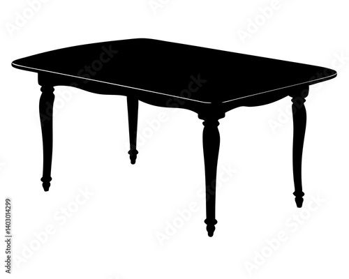 table silhouette