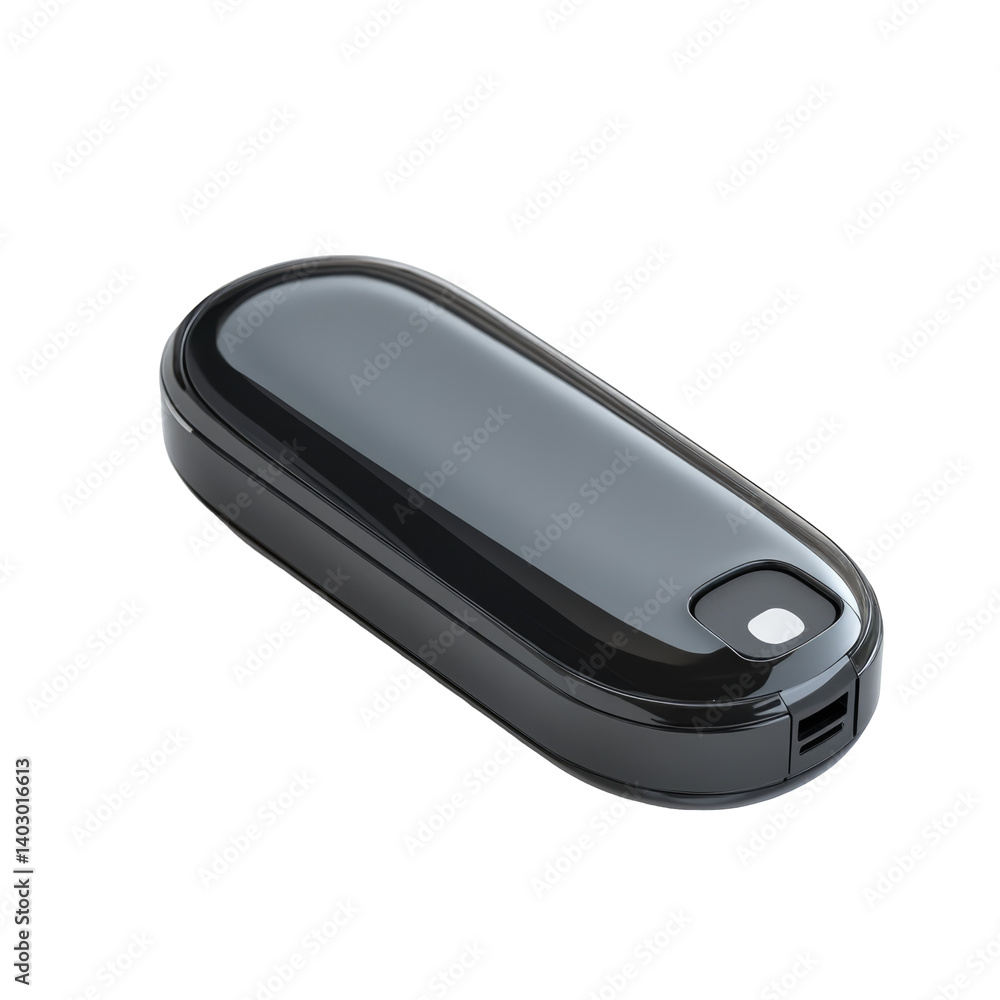 Replaceable Battery Tracker on transparent background