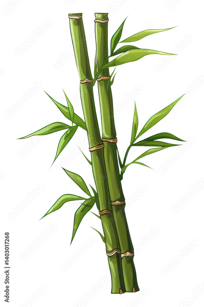 Obraz premium PNG Bamboo plant freshness.