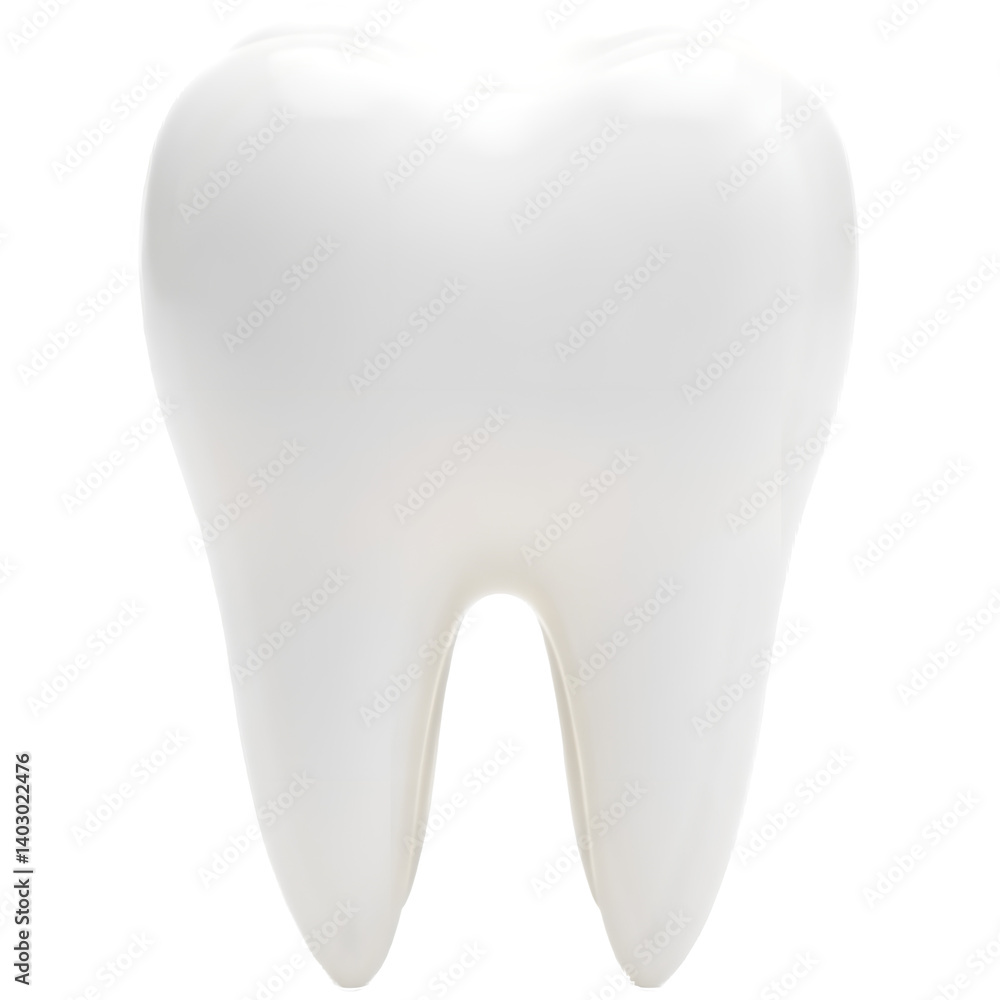 A single, healthy-looking tooth. A single, healthy-looking tooth.
