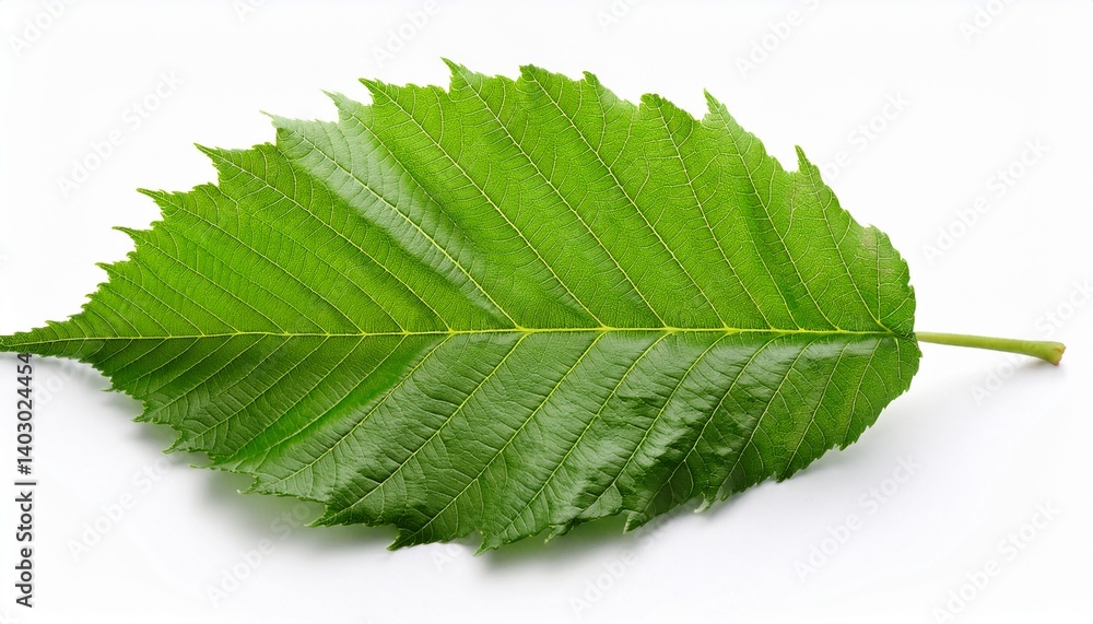 Fototapeta premium Horse chestnut leaf isolated on white background