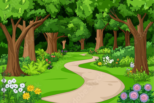 Forest landscape 