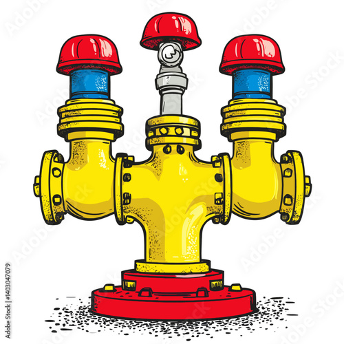 fire hydrant isolated