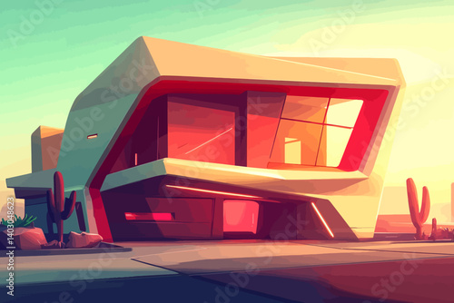 modern building in the city