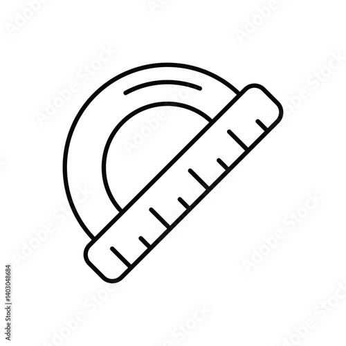 Angle Finder Icon vector stock illustration