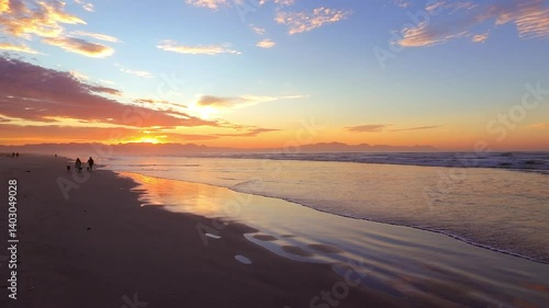 Sunrise Muizenberg beach 21