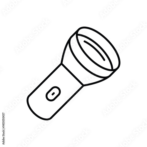 Flashlight Icon vector stock illustration