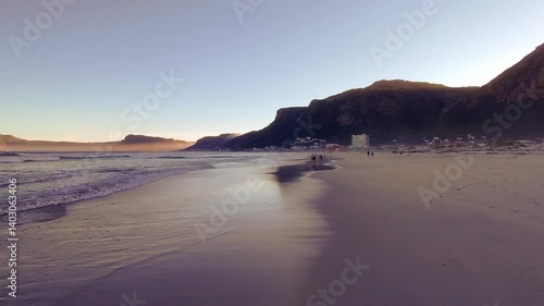 Sunset Muizenberg beach 4