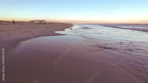 Sunrise Muizenberg beach 5
