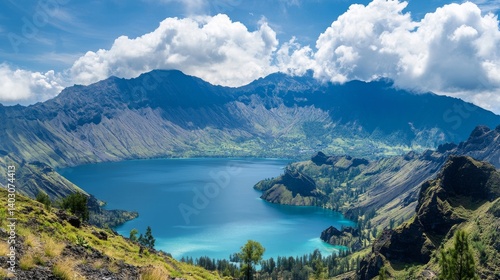 the charm of the beauty of the mountain and its surroundings