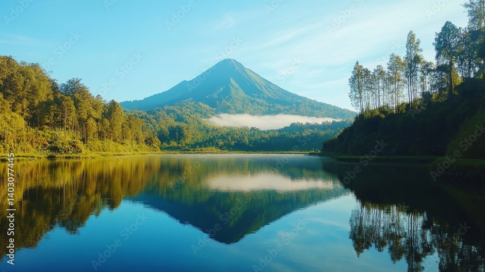 the charm of the beauty of the mountain and its surroundings