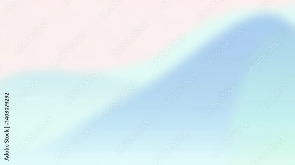 Seamless looping video background with a smooth, flowing gradient blur. Perfect for adding a modern, calming atmosphere to videos with soft, blended colors and fluid motion.