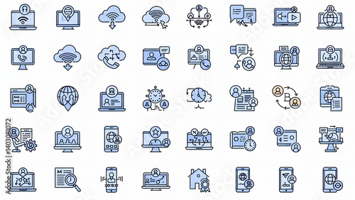 Tech and Connectivity Icons