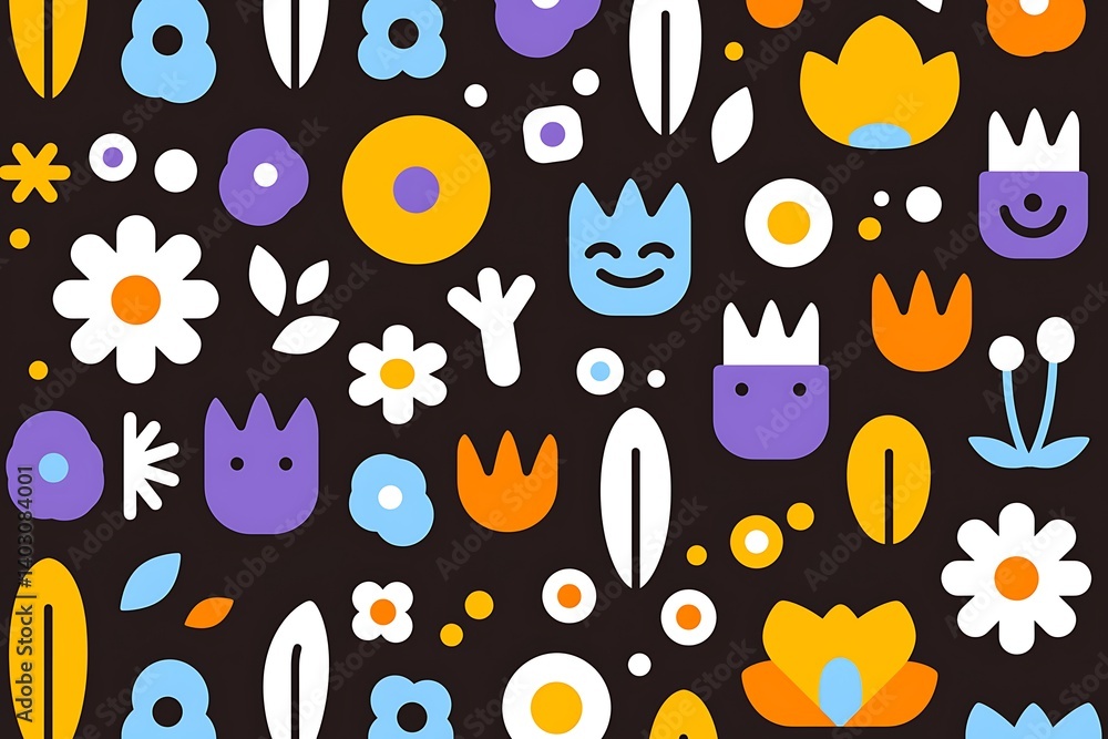 Spring Floral Pattern Design Spring Floral Pattern Design