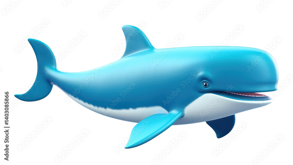 Naklejka premium PNG Whale animal mammal shark.