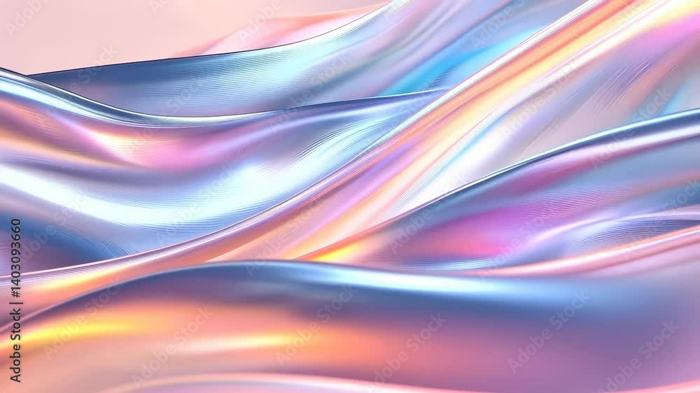 Crumpled soft, cellophane abstract pastel bokeh lights texture holographic rainbow foil iridescent background, iridescent generating dreamy abstract reflecting with ethereal visual depth video 4k Crumpled soft, cellophane abstract pastel bokeh lights texture holographic rainbow foil iridescent background, iridescent generating dreamy abstract reflecting with ethereal visual depth video 4k