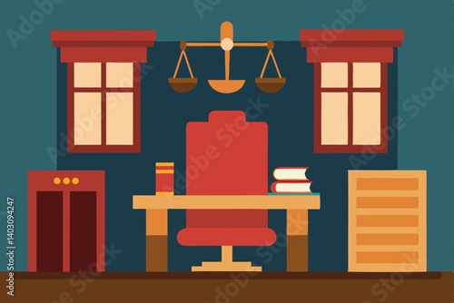 Modern vector illustration of home interior room designs with furniture