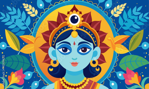 Download Festival Of Happy Shree Krishna Janmashtami Abstract Design Background Svg File For Design.
