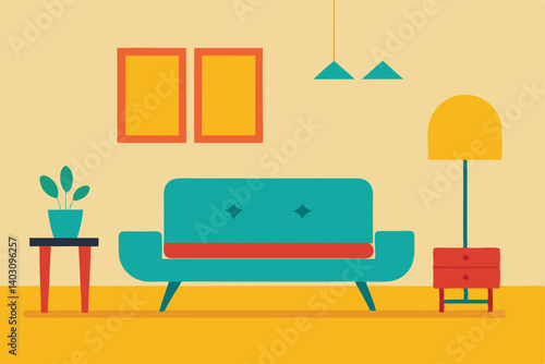 modern living room interior