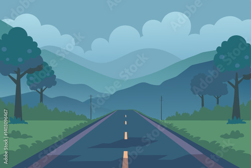 road to the mountains