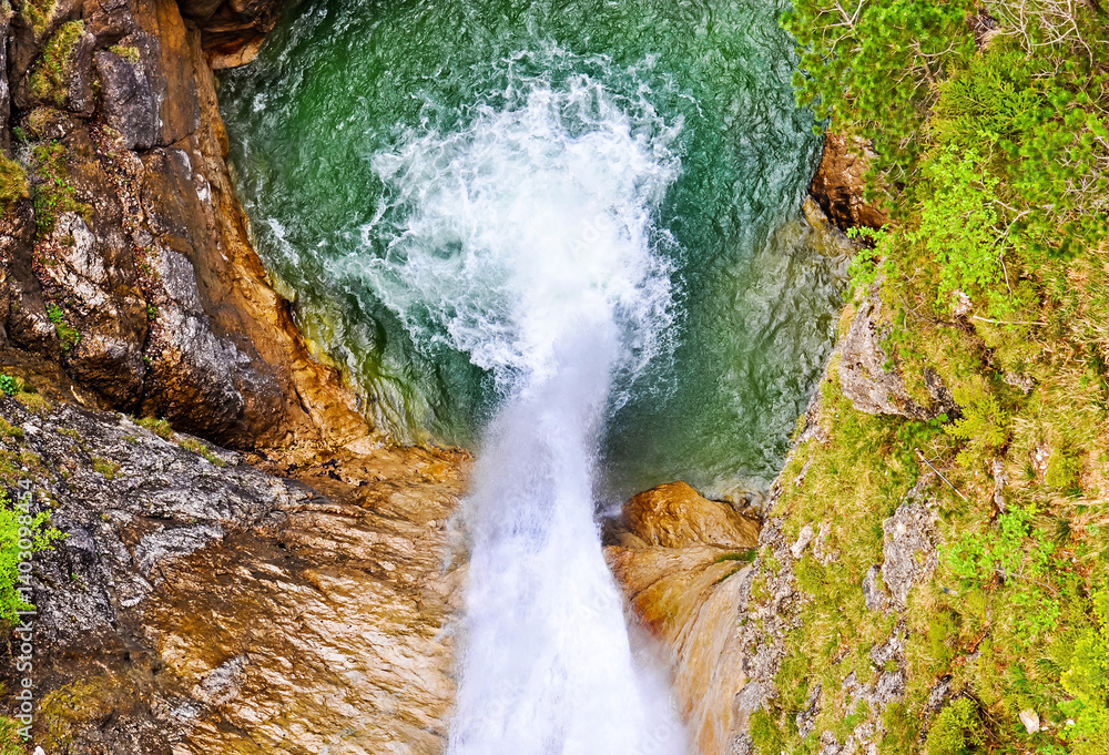 waterfall view