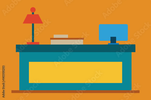 vector illustration of a business woman