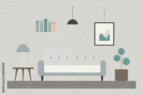 modern living room interior