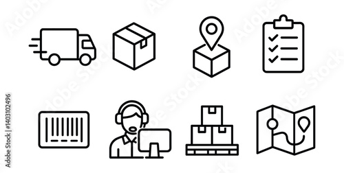 Man is wearing a headset and is standing in front of a box
