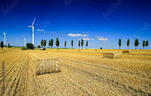 Obraz na płótnie wind turbines farm w salonie