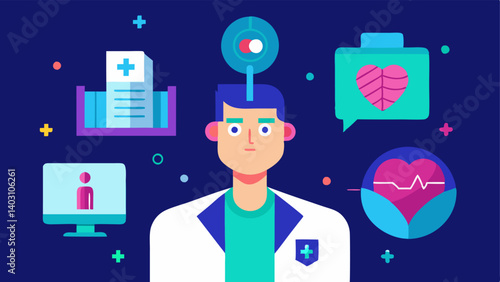 These illustrations can be visually engaging and informative highlighting the importance of 3D imaging technology in the medical field.