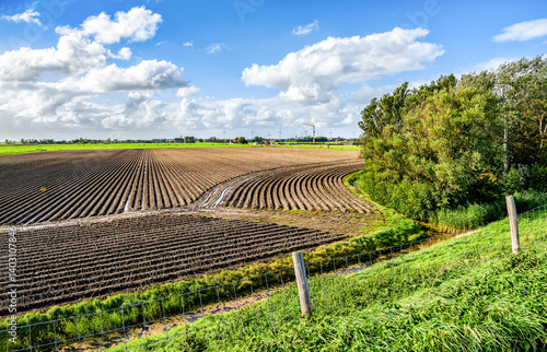 Agricultural farm fields