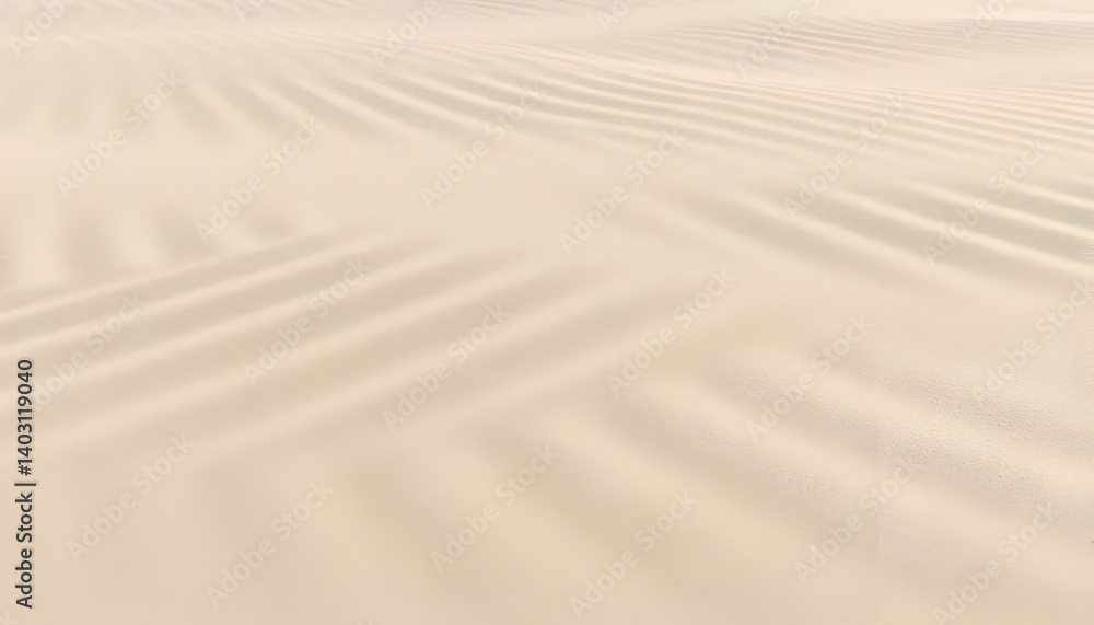 Fototapeta premium Beige Sand Texture With Ripples