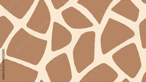 Seamless pattern with giraffe skin. Giraffe skin texture.