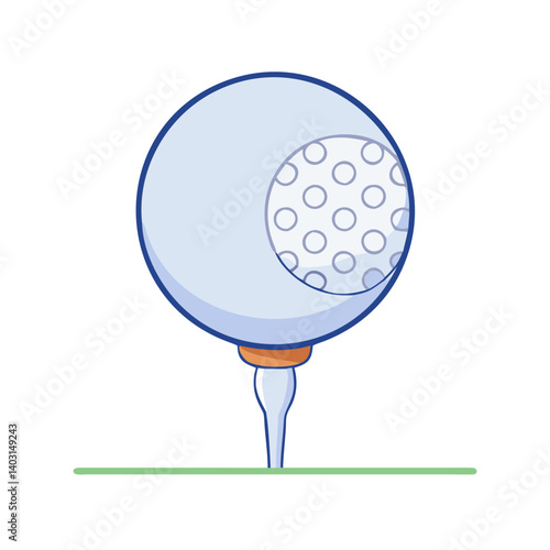 golf ball  icon, golf ball  vector illustration-simple illustration of golf ball , perfect for golf ball  logos and icons