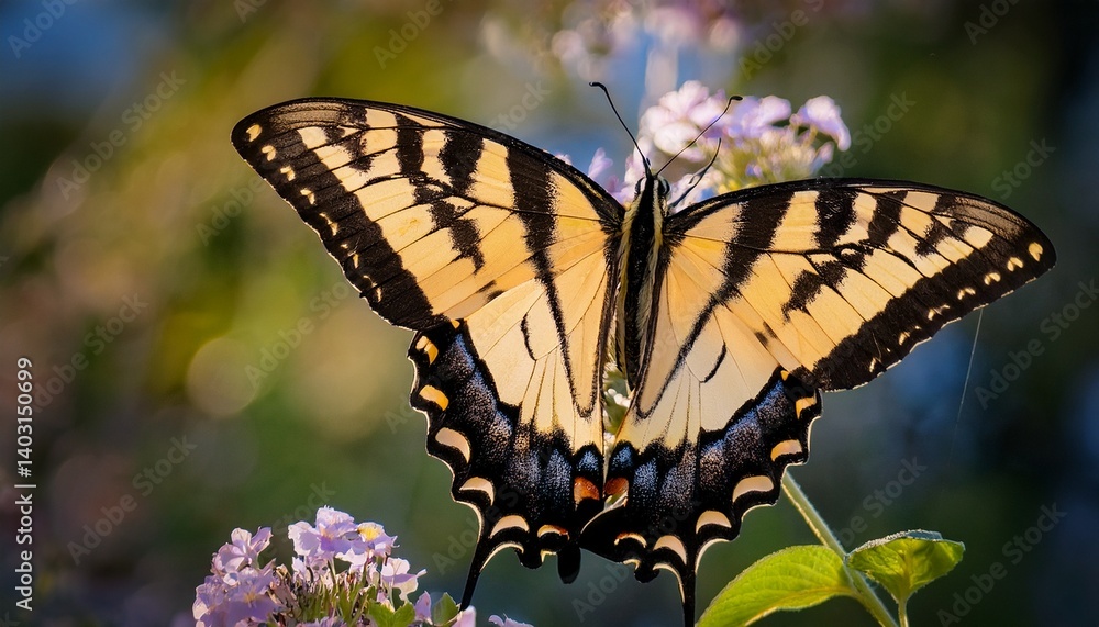 Fototapeta premium California Tiger Swallowtail Butterfly