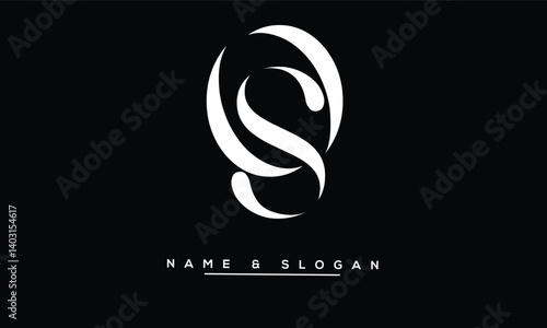 SO, OS Abstract Letters Logo Monogram