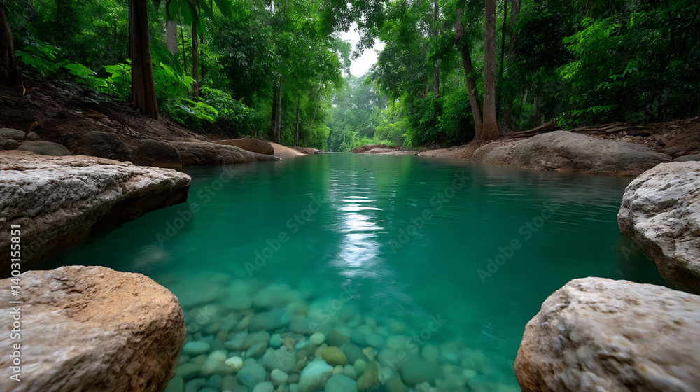rainforest river flow rainforest river flow