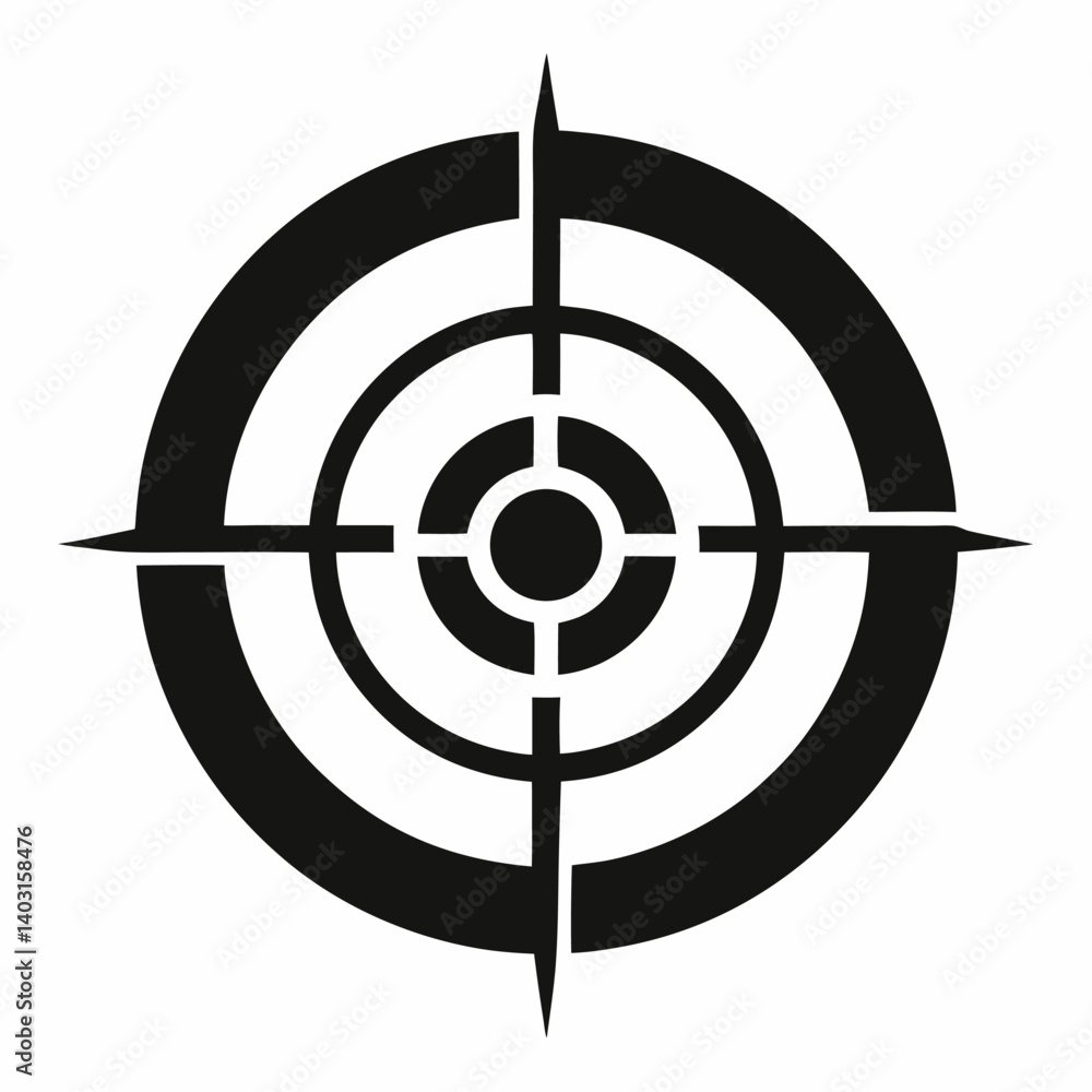 target icon on white background target icon on white background