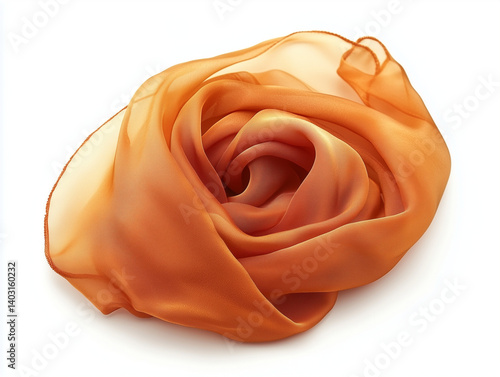 Single yellow rose on white background