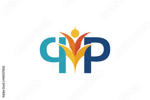 Flat minimalist psychotherapy logo therapy logo 